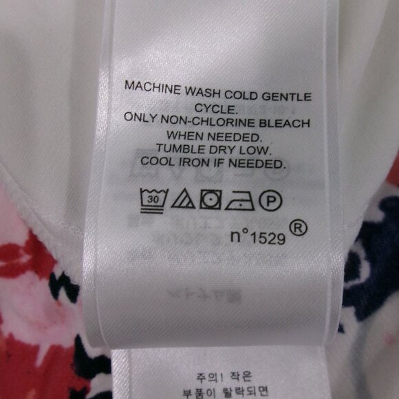 Ralph Lauren Floral Print Ruched Side Stretch Jersey Sleeveless Dress 6 - Picture 15 of 15